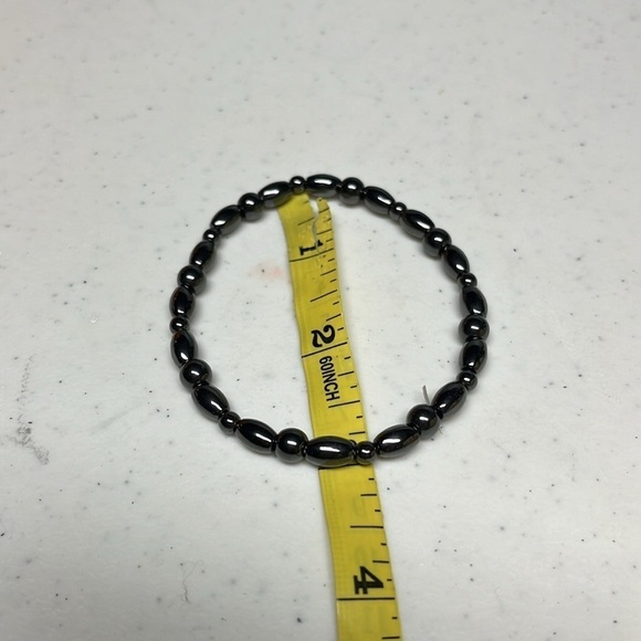 🐳Handmade Bracelet Black Beaded - Picture 2 of 5